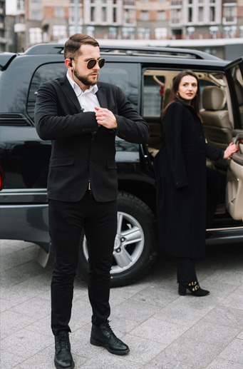 Professional chauffeur