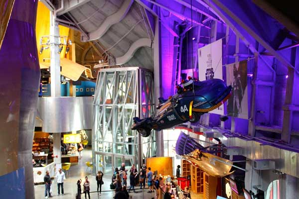 MoPOP's colorful exterior architecture